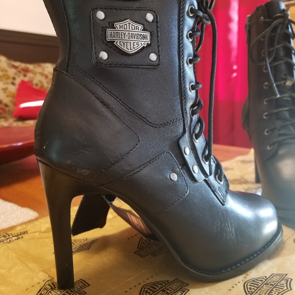 Genuine Harley Davidson leather boots
